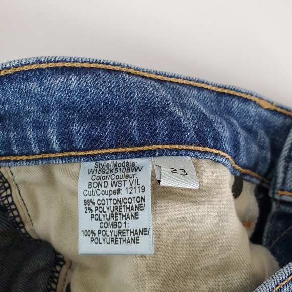 Rag & Bone Tomboy Solid Patch Jean's Size 23 - Picture 5 of 5